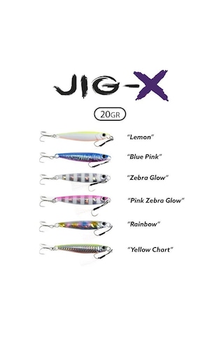 Fujin Jig-X 20Gr Light Jigging - Metal Jig Yem