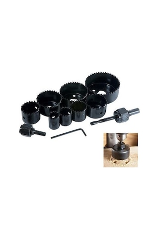 Panç Set 11 Parça Ahşap Buat Kartonpiyer Alçıpan Panç Seti