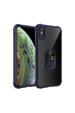 Apple Uyumlu iPhone Xs 5.8 Kılıf Zore Mola Kapak Lacivert