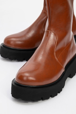 Luvishoes Luvi Shoes Rush Taba Kadın Bot Taba