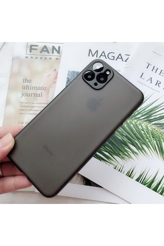 Apple Uyumlu iPhone 11 Pro Ultra Ince Mat Slim Fit Kaliteli Kilif 418343943