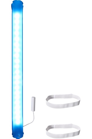 Hfambition Rgb Led Halka Işığı, Çift Katlı, 8-14 Saat Süre, 280 Lumen, Usb Şarjlı, Kamp/tente Uygun, Taşınabilir, Hava İle Doldurulabilir Çok Renkli