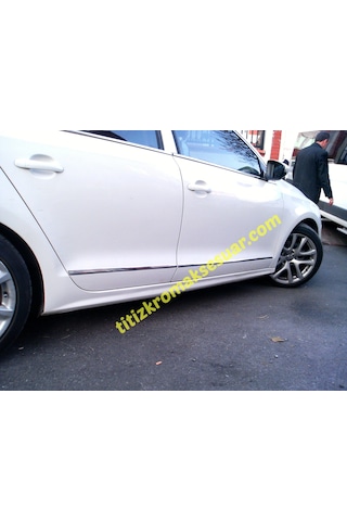 Volkswagen Jetta 2011-2016 Krom Yan Kapı Çıtası Aksesuarı 4 Parça