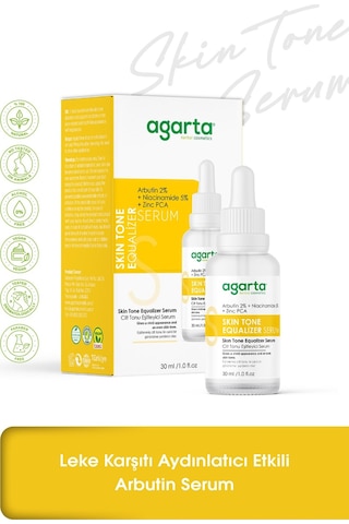 Agarta Leke Karşıtı Cilt Tonu Eşitleyici Arbutin Serum 30 ML