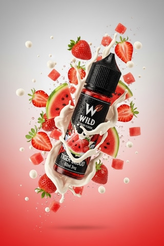 Tigers Blood - Premium Aroma 30ml - Karpuz, Çilek - Likit Tatlandırıcı