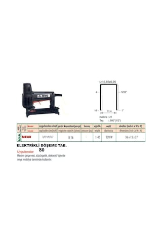 Me 80 Maestrı Elektrikli Döşeme Tabancası