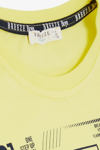 Breeze Girls & Boys Erkek Çocuk Tişört Yazı Baskılı 8-14 Yaş, Neon Sarı-neon Sarı