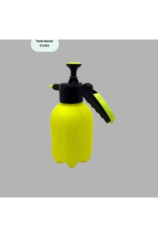 2 Litre Basınçlı El Püskürtücü Ayarlanabilir Nozullu Oto Bahçe Ve Temizlik Spreyi