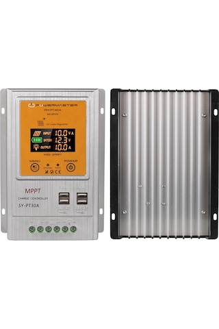 Powermaster Pm-pt30a 12v-24v 30 Amper Mppt 4 Usb Li Dijital Alüminyum Kasa Solar Şarj Regülatörü