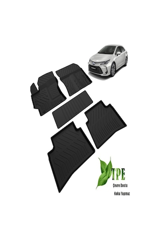 Toyota Corolla Havuzlu Paspas 2019 2020 2021 2022 2023 2024 2025 2026 Kokusuz Yumuşak