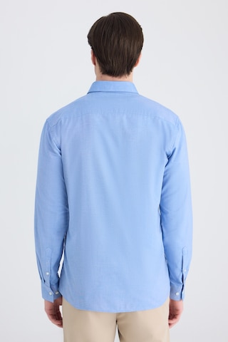 Twn Slim Fit Saks Mavi Armürlü Gömlek 5ef02ee04259m 750