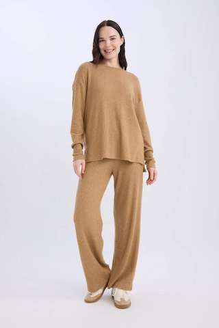 DeFacto Pantolon Traditional Flare Fit Düz Paça Fitilli Kaşkorse D6050AX24AUBG706