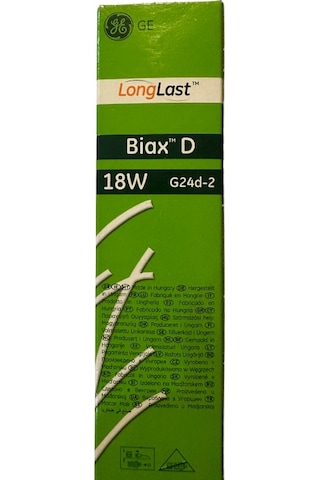 General Electric Biax D 18w 830 Sarı Işık 2 Pinli G24d-2 Duylu