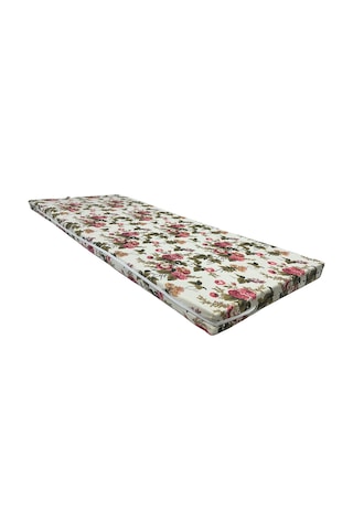 Sünger Yatak 80x180x6 Cm, Yer Yatağı, Balkon Yer Minderi,şantiye,karavan,deprem Yatağı-ingiliz Gülü
