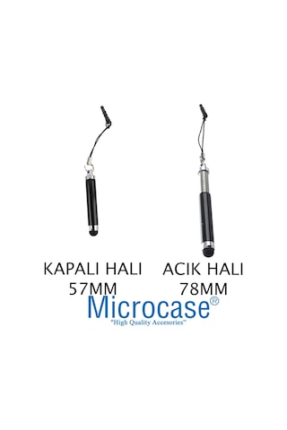 Microcase Mini Dokunmatik Touch Pen Stylus Kalem Al2560 Siyah