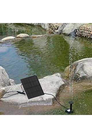 Xindoker Güneş Enerjili Sürekli Akışlı Su Pompa - 75cm Basınç, 160l/saat Debi, 20000+ Saat Ömür - Sokağa, Havuz Ve Kayalık Çeşmeler İçin