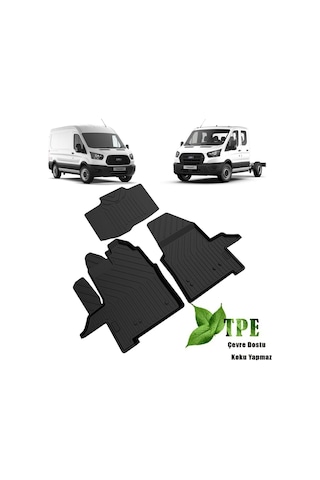 Ford Transit Havuzlu Paspas Siyah 2014 2015 2016 2017 2018 2019 2020 2021 2022 2023 2024