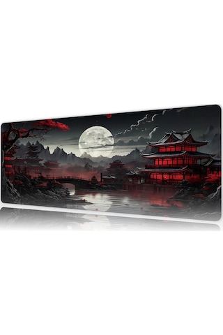 Gaming Oyuncu Xl Mouse Pad Kaydırmaz Dikişli 80 30 Cm Mousepad 36