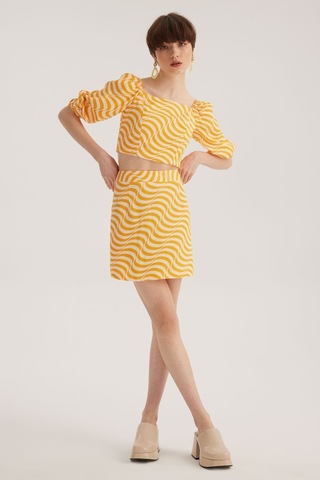 Stella Pulvis Turuncu Mini Etek Turuncu