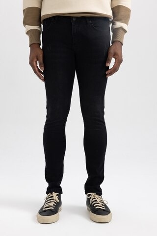 DeFacto Carlo Skinny Fit Ekstra Dar Kalıp Normal Bel Ekstra Dar Paça Jean Pantolon S2285AZ23AUNM40