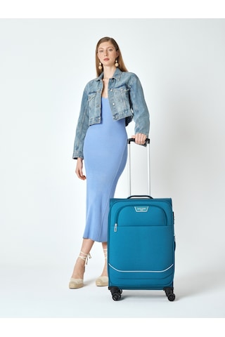 Pierre Cardin Unisex Orta Boy Valiz V.04pc7050-02-pt Petrol