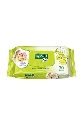 Soft Kapaklı Islak Bebek Havlusu - 70 Adet