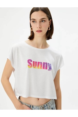 Koton Kadın T-shirt 4sak50176ek-20656