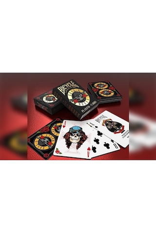 Bicycle Guns N' Roses Premium Oyun Kağıdı İskambil Kartları Destesi