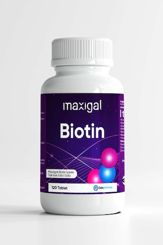 Maxigal Biotin Vitamin 5 Mg 120 Tablet