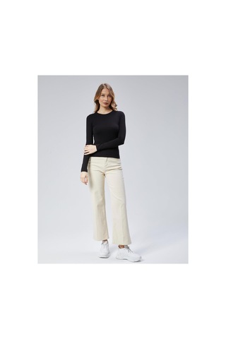 Virago 2'li Soft Cotton Yuvarlak Yaka Uzun Kol Bluz/body Siyah - 687153497 Siyah - 687153497 Siyah