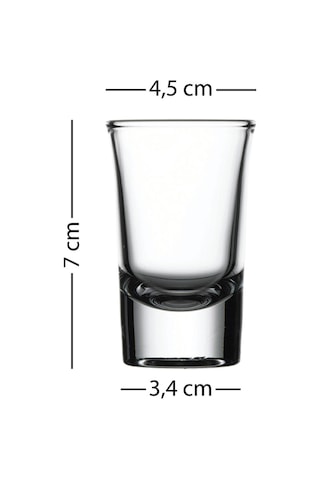 Rakle Confetti 4'lü Shot Bardağı Seti 34 Cc