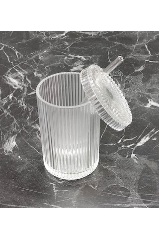 Pipetli Kristal Cam Bardak