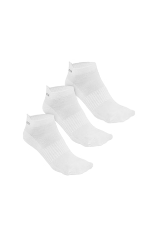 Musclecloth Low Cut Çorap 3'lü Paket Beyaz Beyaz