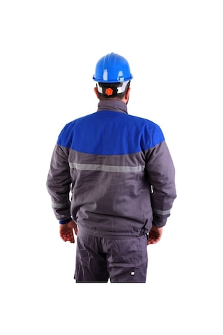Eser - 7-7 Gabardin Içi Polarlı Robalı Mont - Mavi Gri