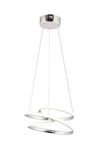 Ld 039 Topsuz Model Krom 3 Renkli Salon Ve Oturma Odası İçin İdeal Alüminyum Avize, 35x70 Krom
