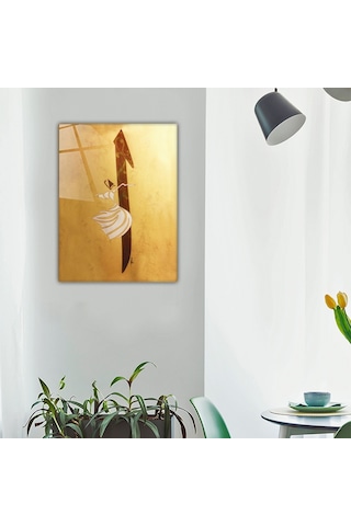 Decorita | Dini Islami Tablo | Elif Harfi | Cam Tablo