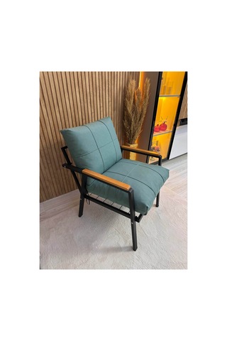 Outdoor Kumaş,bahçe Minderi,balkon Minderi,koruyucu Kılıf , 2-1-1 Takıma Uygun 4 Adet Pofuduk Model ,minder Kılıfı Turkuaz