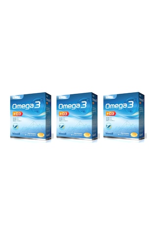 Biowell Luazu Omega 3 D3 60 Kapsül 3 Adet