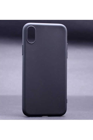 Apple Uyumlu iPhone XR 6.1 Kılıf Zore Imax Silikon Kılıf-Siyah