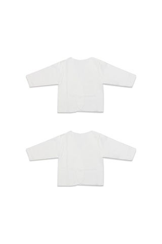 Erturkstore Organik 2'li Basic İç Zıbın 17120 Ekru Çok Renkli