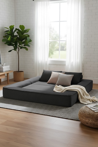 Reflekta Havuzlu Sünger Koltuk Yataklı Açılır 150x180 Rollpack Sünger Koltuk Çok Renkli