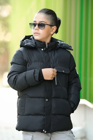 Erkek Çocuk Şişme Mont Km.0041 Siyah