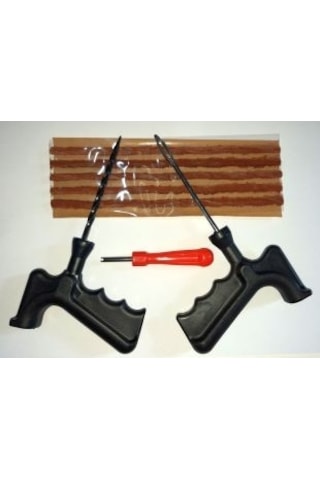 Dubleks Lastik Tamir Seti: 5 adet uzun fitil (10 yamalık)