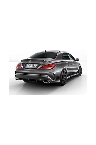 Autogp Mercedes Cla Bagaj Üstü Spoiler W117 Pianoblack Boyalı 017 Mb34 01 01