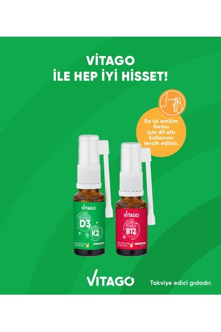 Vitago Vitamin D3 Vitago B12