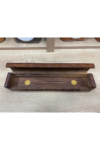Tütsü Tabut 30 Cm Kare Oymalı