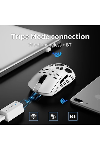 Am-3 Max Full Magnezyum 30.000 Dpı, 8khz Alıcı 3 Modlu Oyuncu Mouse Diğer