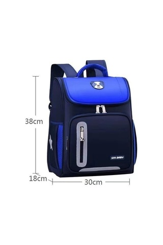 Mkjınmeı Koyu Mavi Çocuk Okul Çantası Ugıslp Koyu Mavi