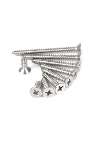 6x30 Mm Sunta Vidası , Ahşap Vidası , Sivri Uçlu Ağaç Vidası Dın7505 X 10 Adet Rf154 M6 x 30 MM