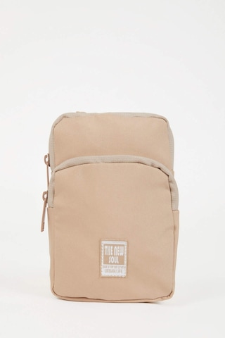 Defacto Erkek Çocuk Ultra Hafif Kumaş Telefon Çantası C2227A8NSBG26 Bej